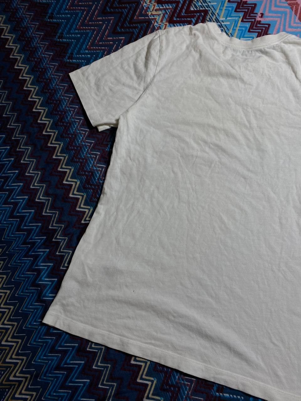 Nike × Vintage Vintage 80s Nike swoosh graphic ringer t shirt Size US S / EU 44-46 / 1 - 7 Thumbnail