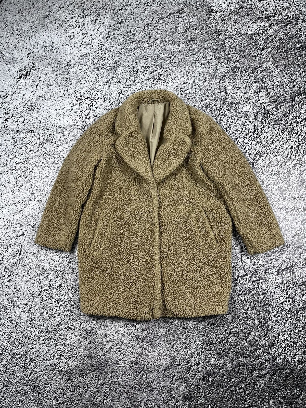 Vintage Vintage Y2K Teddy faux camel jacket old money streetwear Size S / US 4 / IT 40 - 1 Thumbnail
