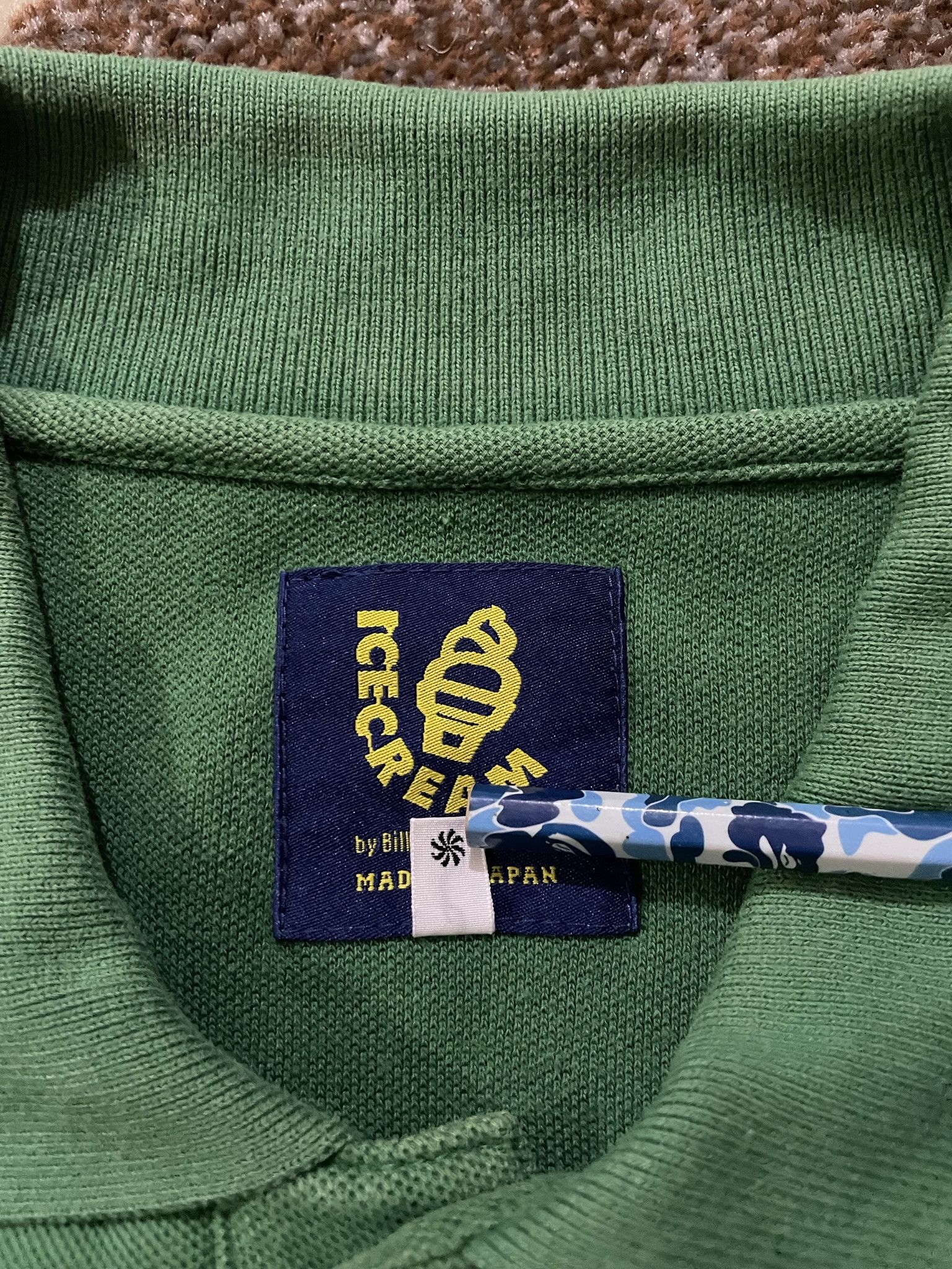 Billionaire Boys Club BBC/Ice Cream “Cones & Bones” Embroidered Polo Tee Size US M / EU 48-50 / 2 - 7 Thumbnail
