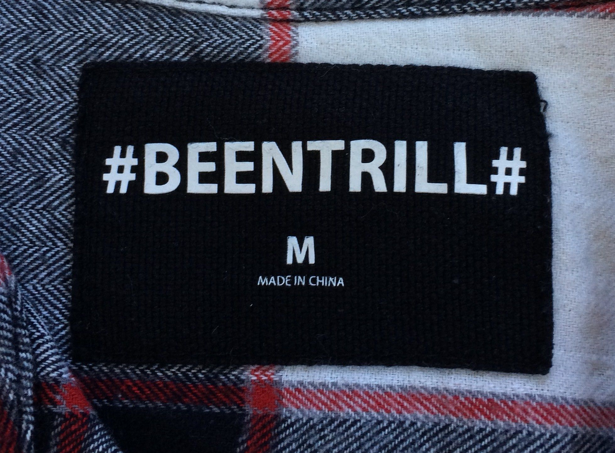 Been Trill OG Been Trill Reconstructed Long Logo Flannel Size US M / EU 48-50 / 2 - 3 Thumbnail