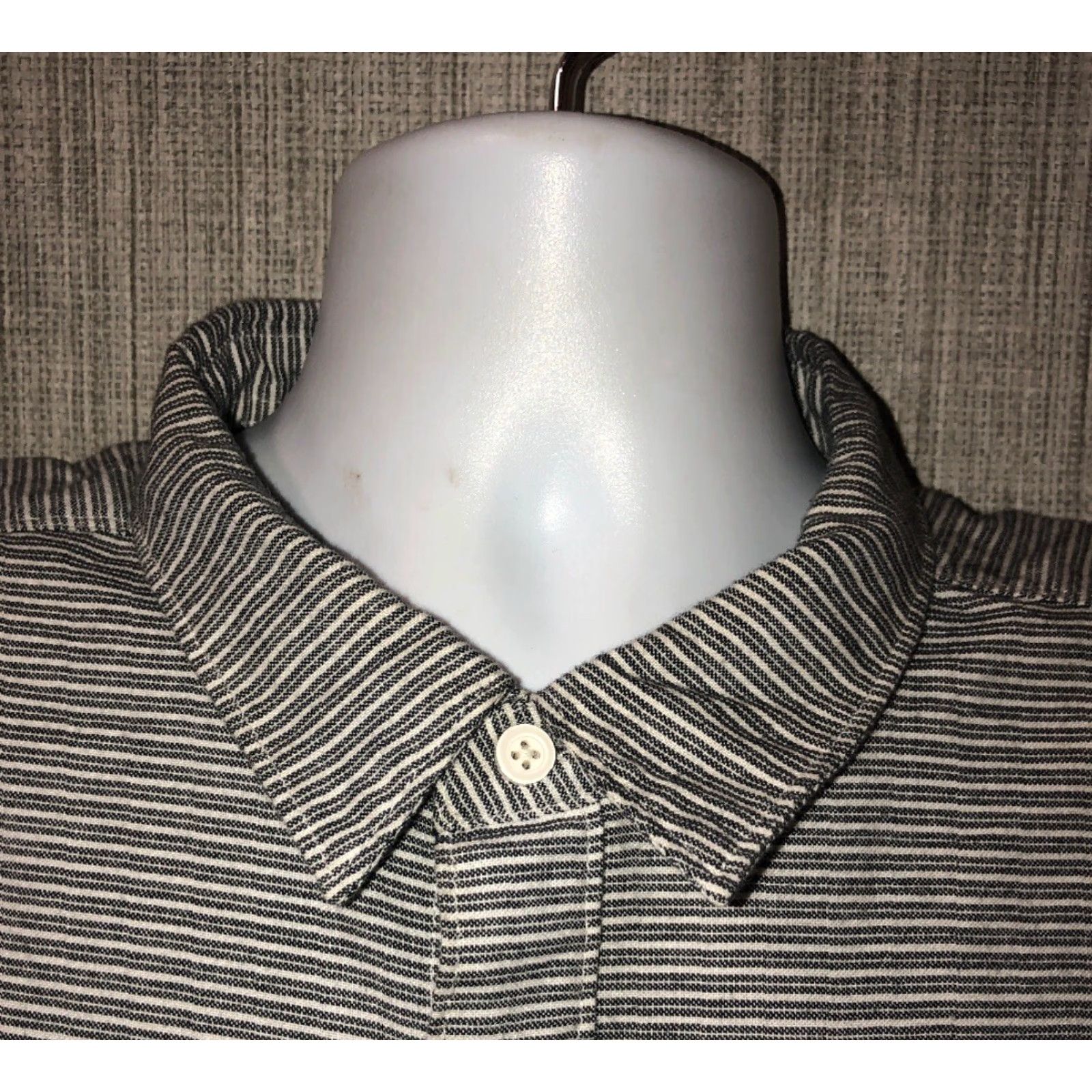 Mountain Hardwear Mountain Hardwear Shirt Mens Gray Striped Short Sleeve Button-Front XL Size US XL / EU 56 / 4 - 3 Thumbnail