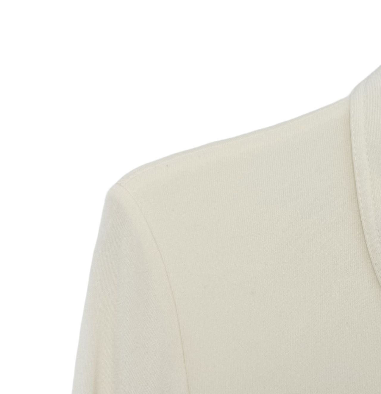 Burberry Burberry Off-white Double Pocket Long Sleeve Shirt K26WX Size L / US 10 / IT 46 - 3 Thumbnail