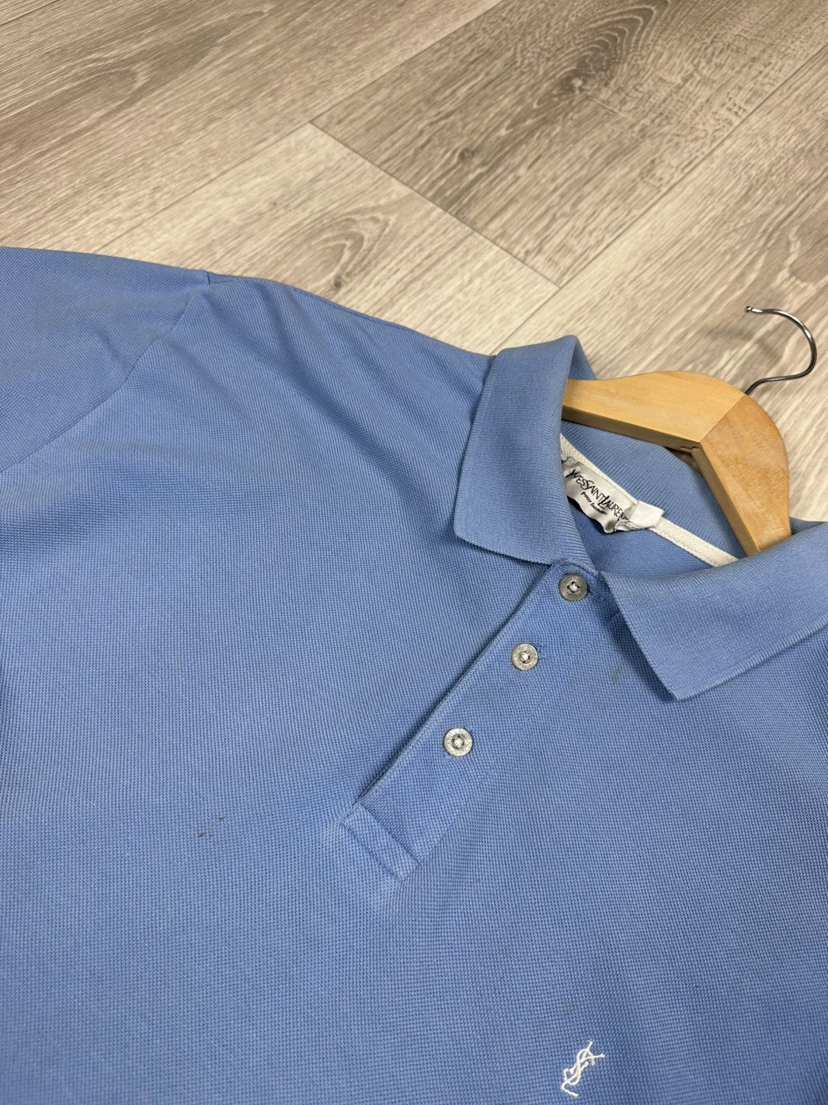 Yves Saint Laurent Vintage Yves Saint Laurent Polos Shirt YSL Logo Size XL Size US XL / EU 56 / 4 - 10 Thumbnail