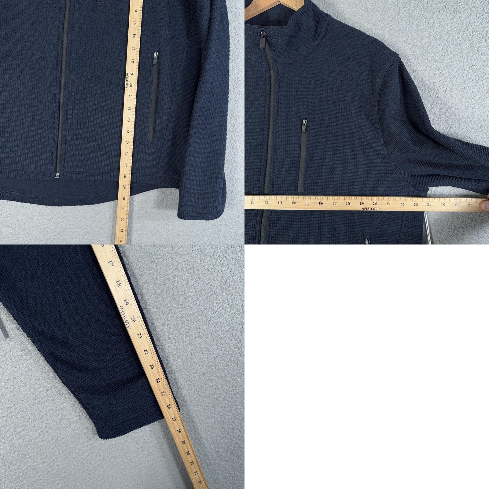 Vintage Mack Weldon Latitude Fleece Jacket Mens XL Navy Full Zip Permit Flow Logo Size US XL / EU 56 / 4 - 9 Thumbnail