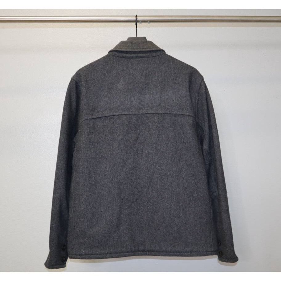 Gap Vintage 90s GAP Wool Bomber Jacket Men’s M Gray Lined Zip Size US M / EU 48-50 / 2 - 2 Thumbnail