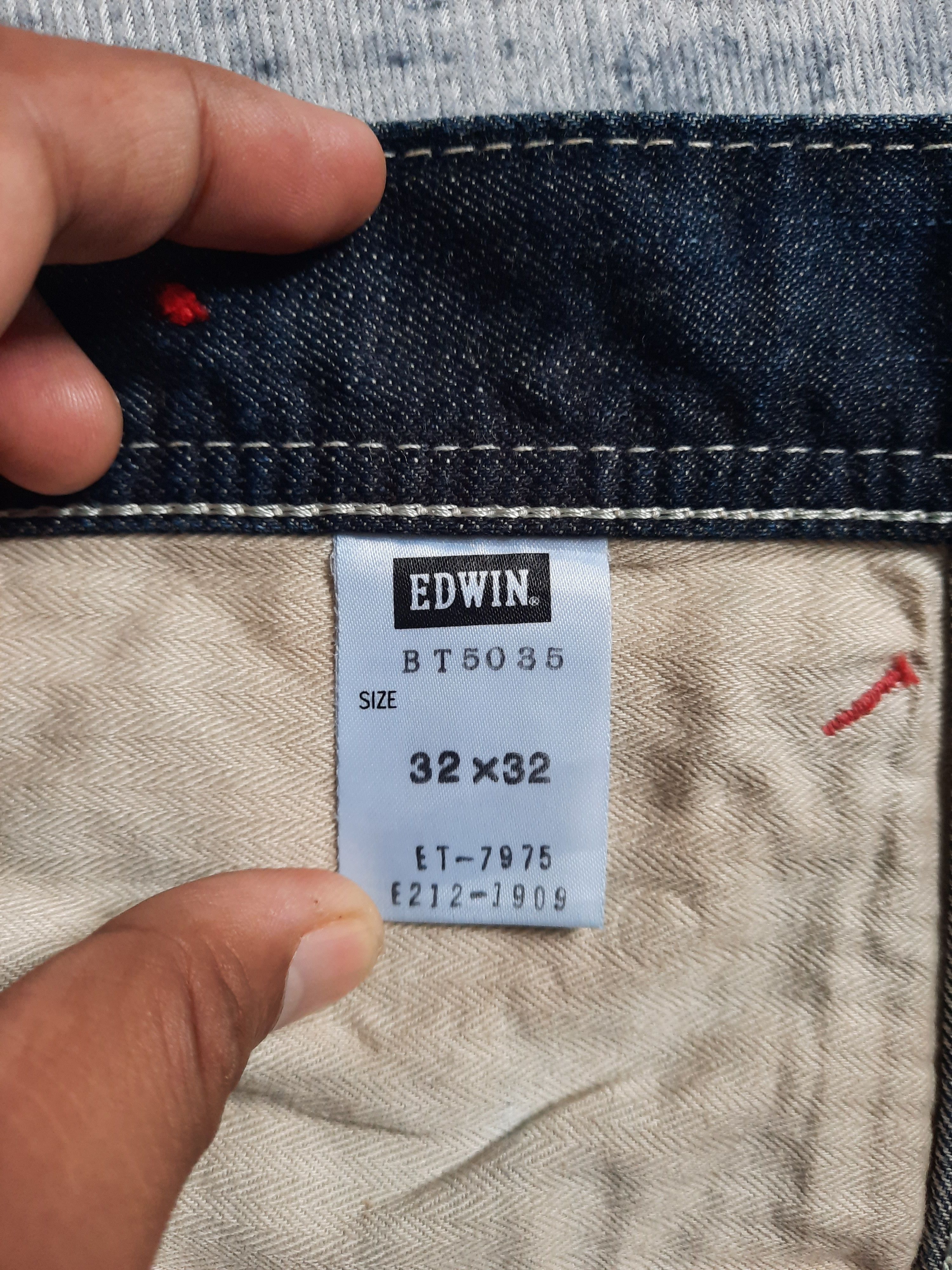 Japanese Brand 🔱 Edwin blue trip indigo stonewash carpenter denim pants Size US 32 / EU 48 - 9 Thumbnail