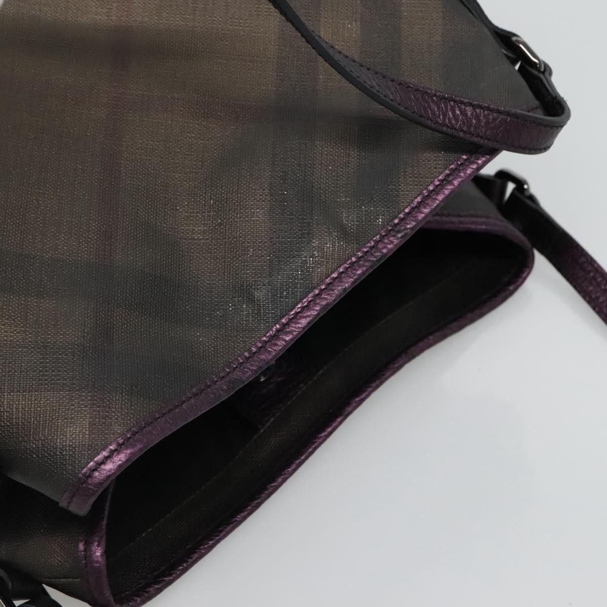 Burberry Burberry Nova Check Tote Bag Pvc Brown Size ONE SIZE - 6 Thumbnail