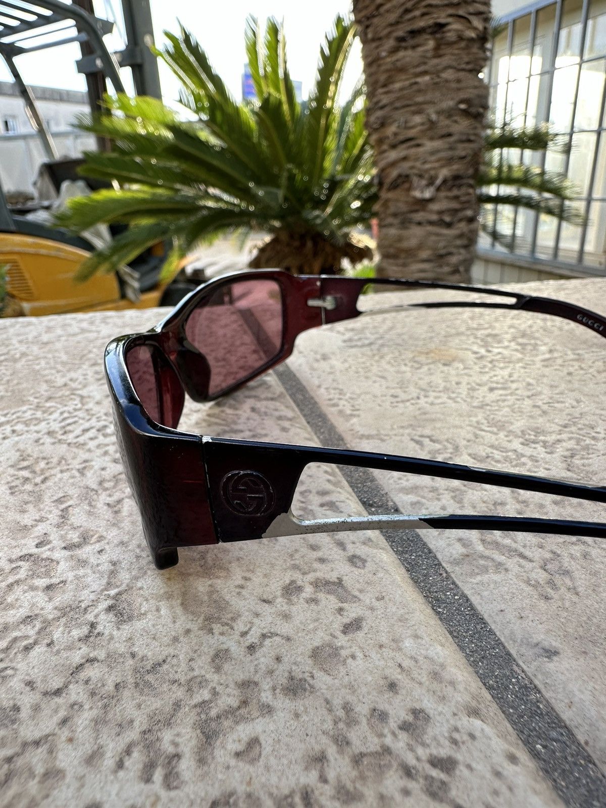 Gucci Gucci Sunglasses GG1486/S Dark Red Size ONE SIZE - 5 Thumbnail