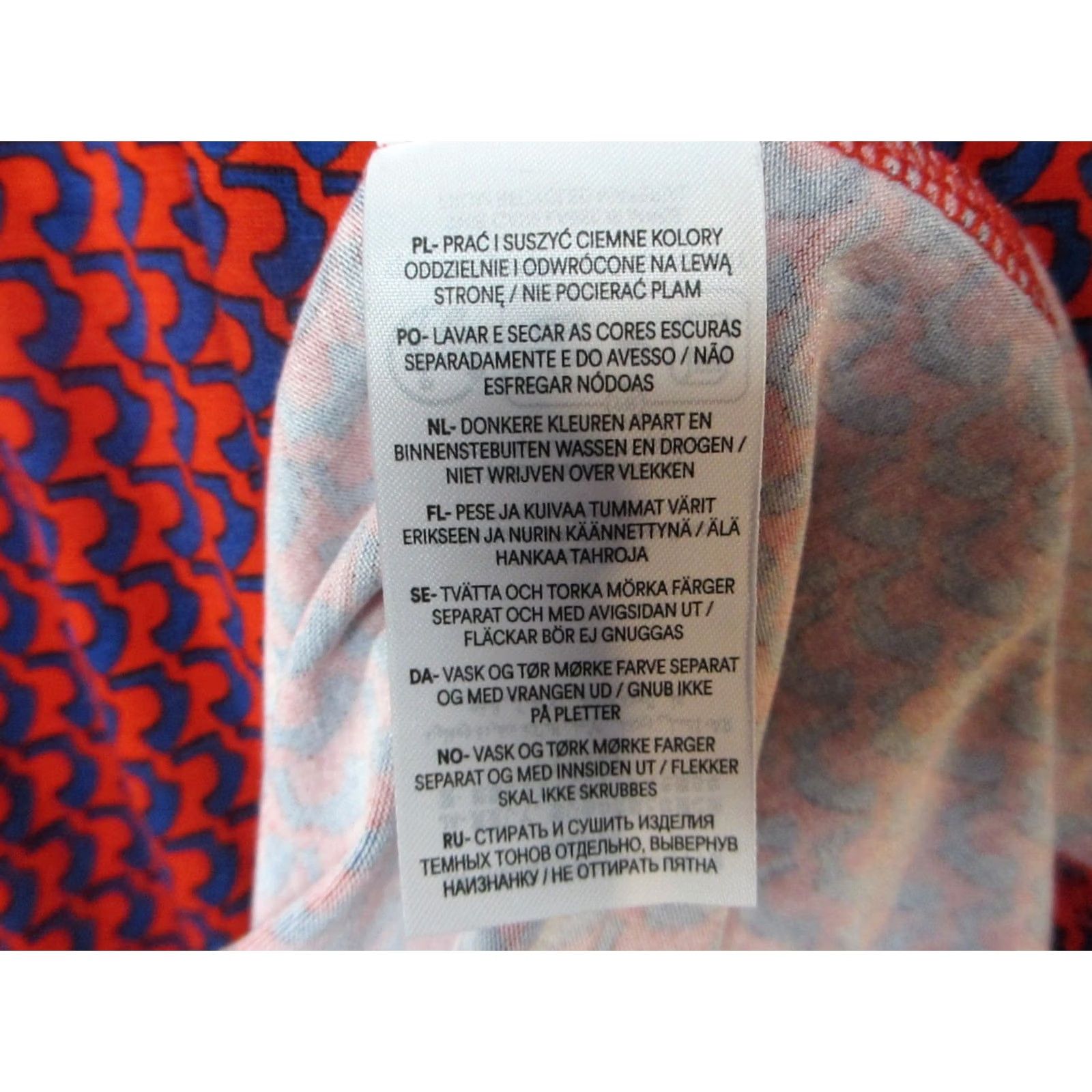 Boden Boden Dress Womens 14R Red Blue Arc Geometric Midi Thea Sleeveless Cocktail Party Dress Size XL / US 12-14 / IT 48-50 - 4 Thumbnail