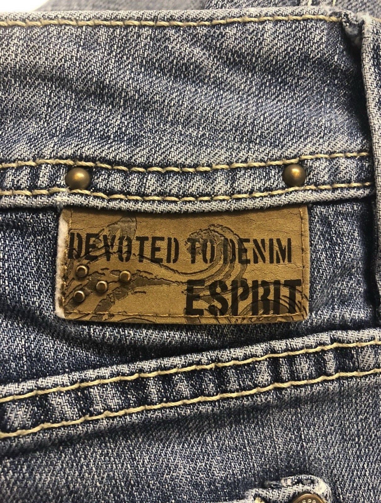 Esprit Esprit Vintage Denim Jeans Long Straight Fit High Quality Size 25" / US 0 / IT 36 - 3 Thumbnail