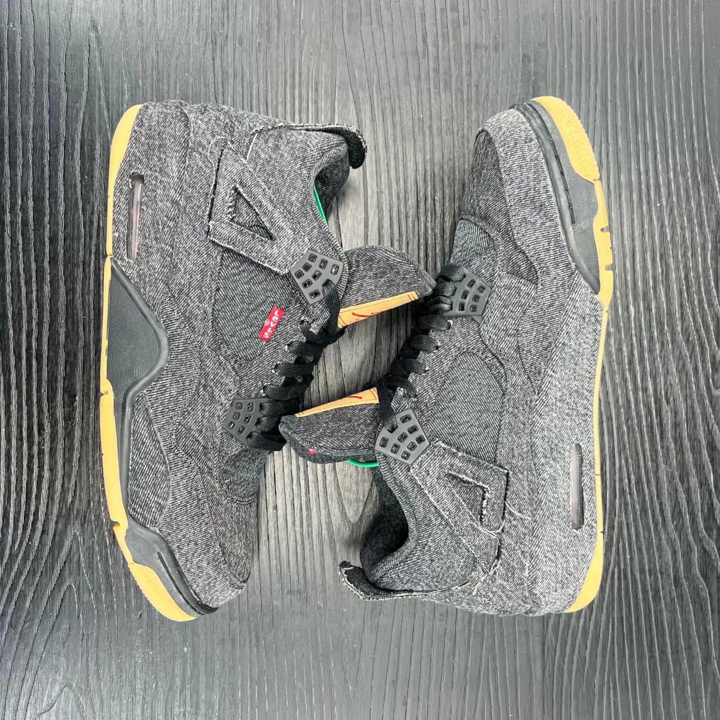 Levi's Levi's x Air Jordan 4 Black Size 45 Size US 12 / EU 45 - 3 Thumbnail