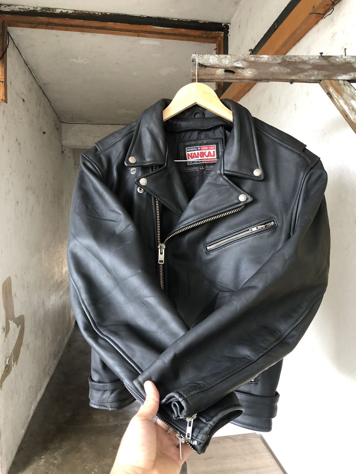 Harley Davidson Vintage Nankai x Harley Davidson Perfecto Leather Jacket Size US XL / EU 56 / 4 - 11 Thumbnail