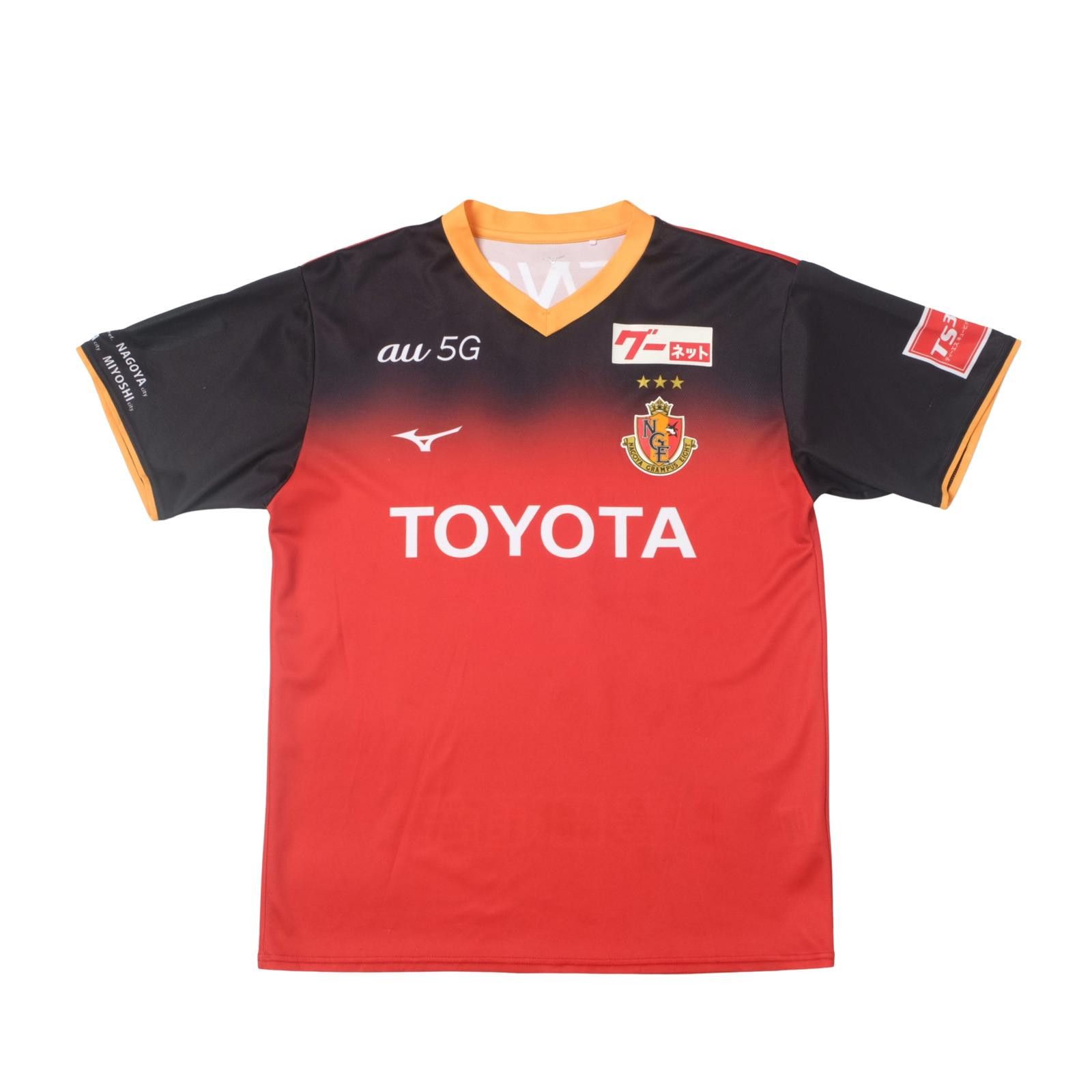Mizuno 2020 Nagoya Grampus Home Shirt J-League (M/L) Size US M / EU 48-50 / 2 - 1 Thumbnail
