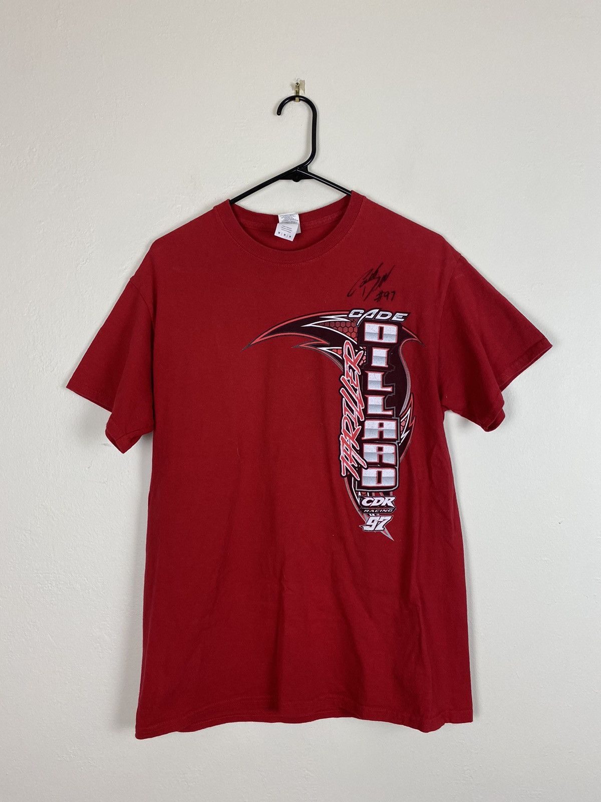 Vintage Thriller Cade Dillard Autographed T shirt Size US M / EU 48-50 / 2 - 1 Thumbnail