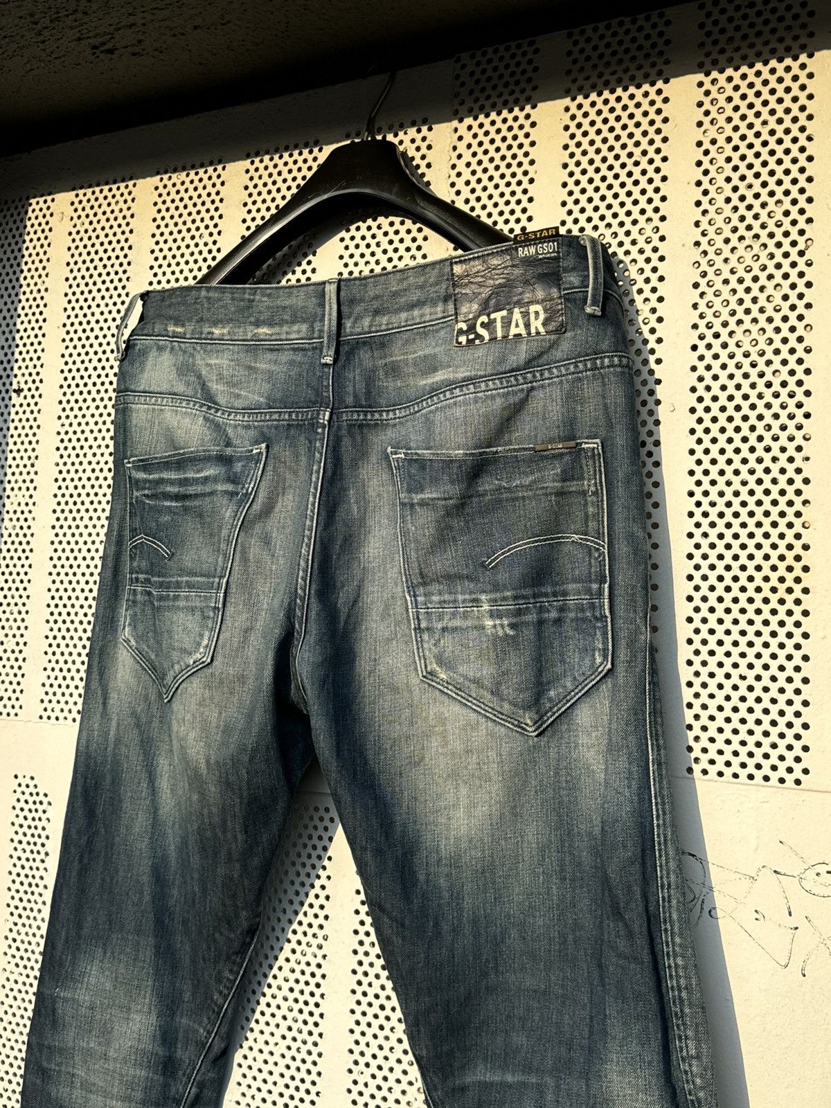 G-Star G Star Raw GS01 Vintage Men’s Jeans 3D Size US 34 / EU 50 - 14 Thumbnail