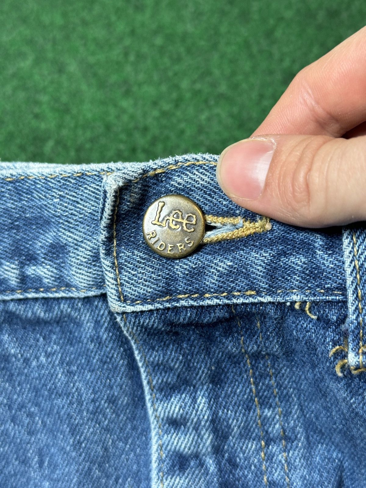 Lee × Vintage Vtg 90s Lee Riders Womens 14 28x32 Medium Wash Mom Jeans Size 36" / US 14 / IT 50 - 5 Thumbnail