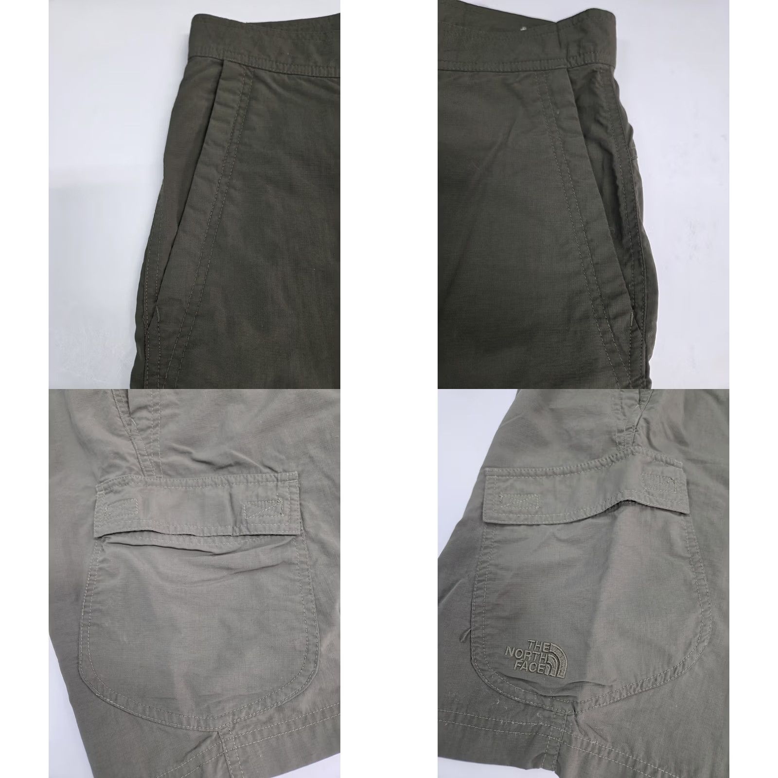 The North Face The North Face Mens Green Cargo Shorts Pockets/Back Pocket Nylon 36/9" #8746 Size US 36 / EU 52 - 8 Thumbnail