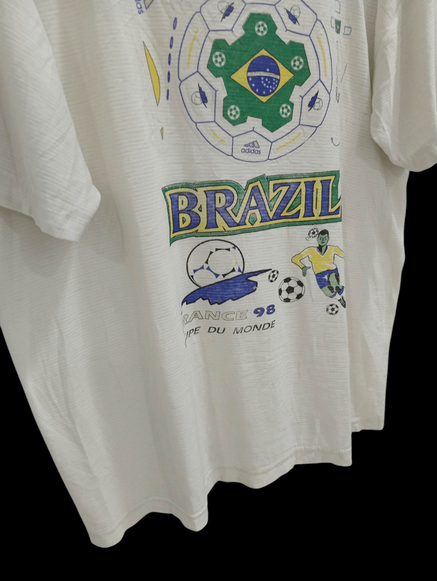 Vintage 🔥🔥Vintage France 98 Coupe Du Monde T-Shirt Size US L / EU 52-54 / 3 - 6 Thumbnail