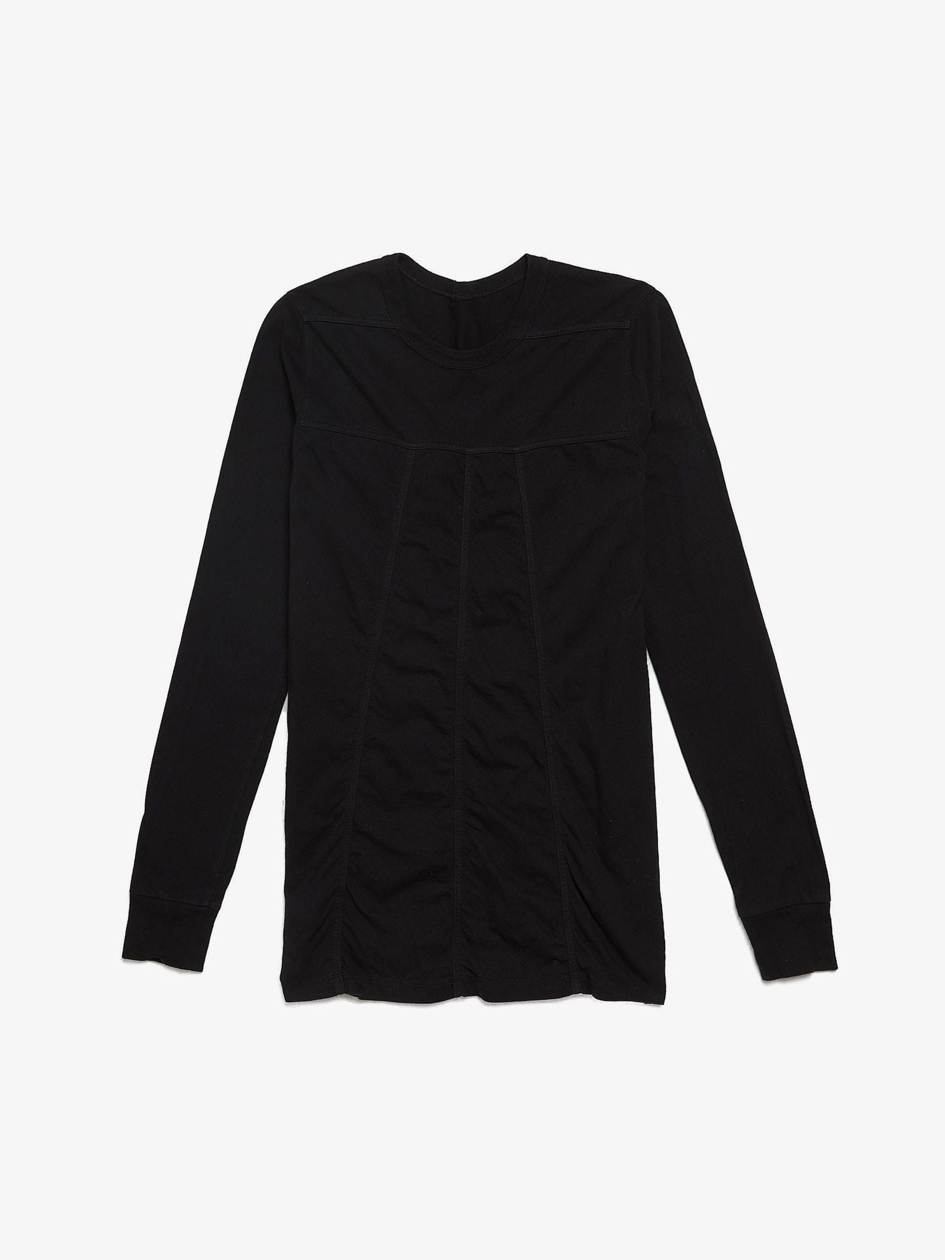 Rick Owens Black Block Cotton Longsleeve Size US M / EU 48-50 / 2 - 1 Thumbnail