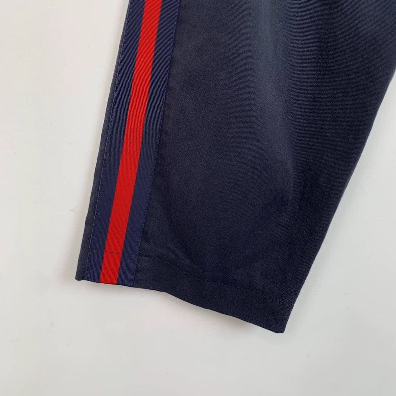Gucci Gucci Dark blue side stripe cotton casual trousers 2502-Nex Size US 30 / EU 46 - 5 Thumbnail
