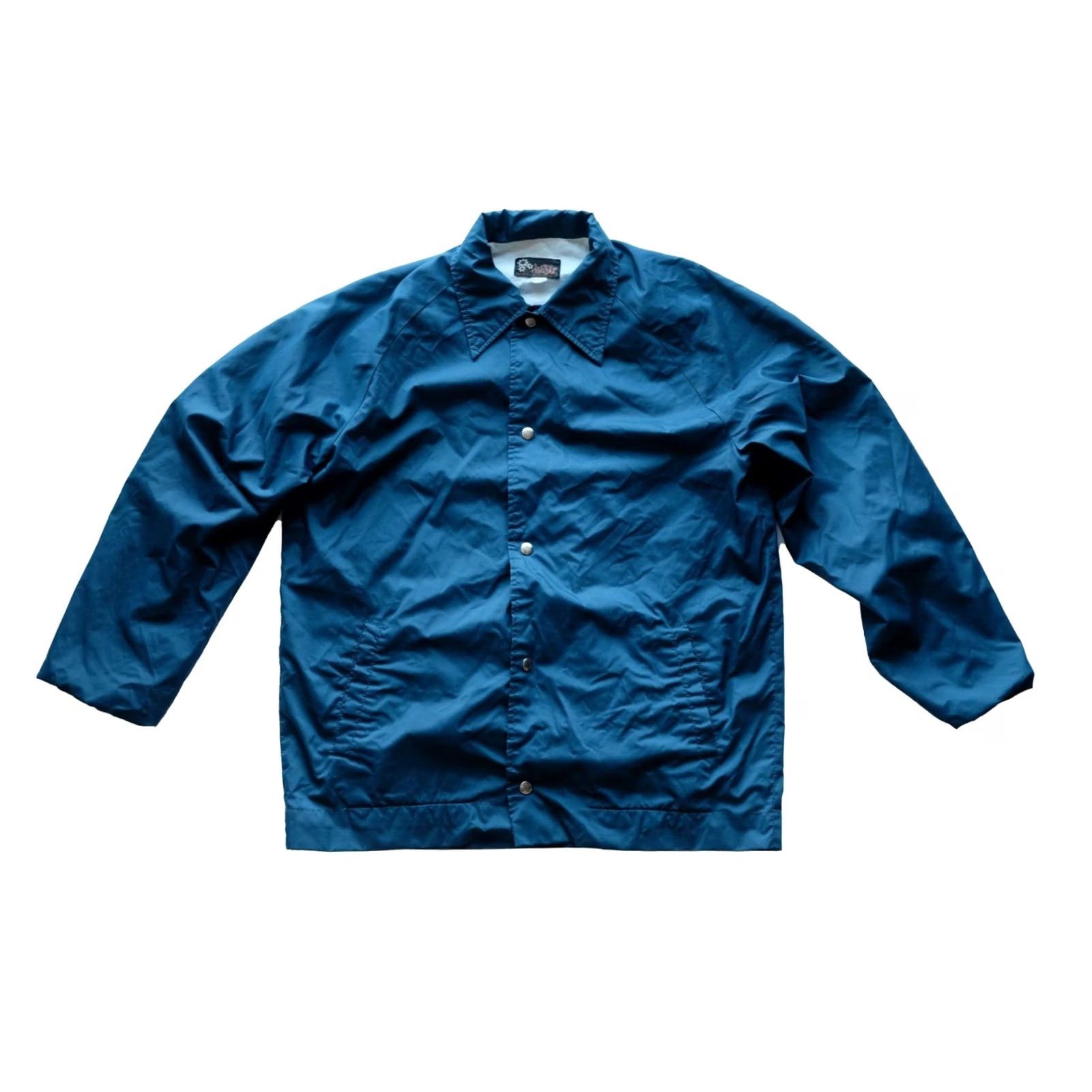 Coach VINTAGE HI GEAR COACH BLANK JACKET 90s 80s NYLON BLUE MENs M LINED SNAP SPORTS Size US M / EU 48-50 / 2 - 2 Thumbnail