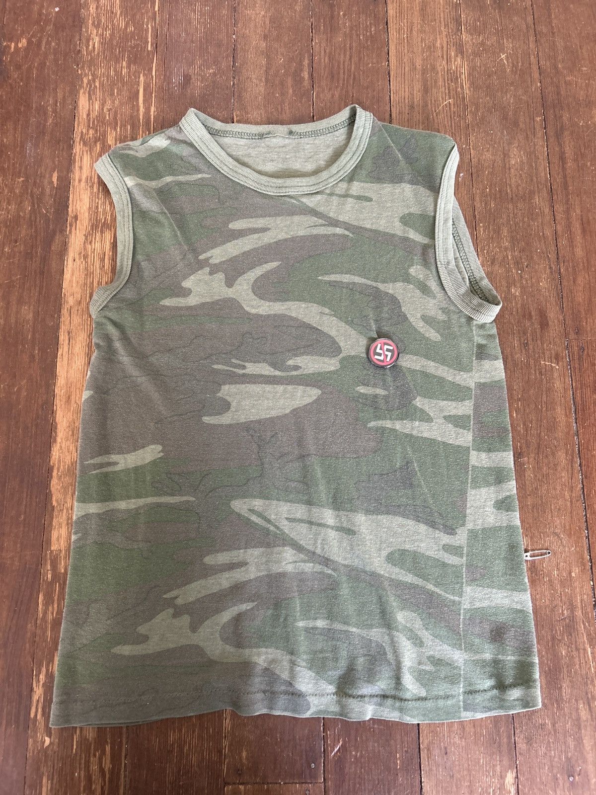 Vintage 80s vintage camouflage tee shirt Size US S / EU 44-46 / 1 - 1 Thumbnail