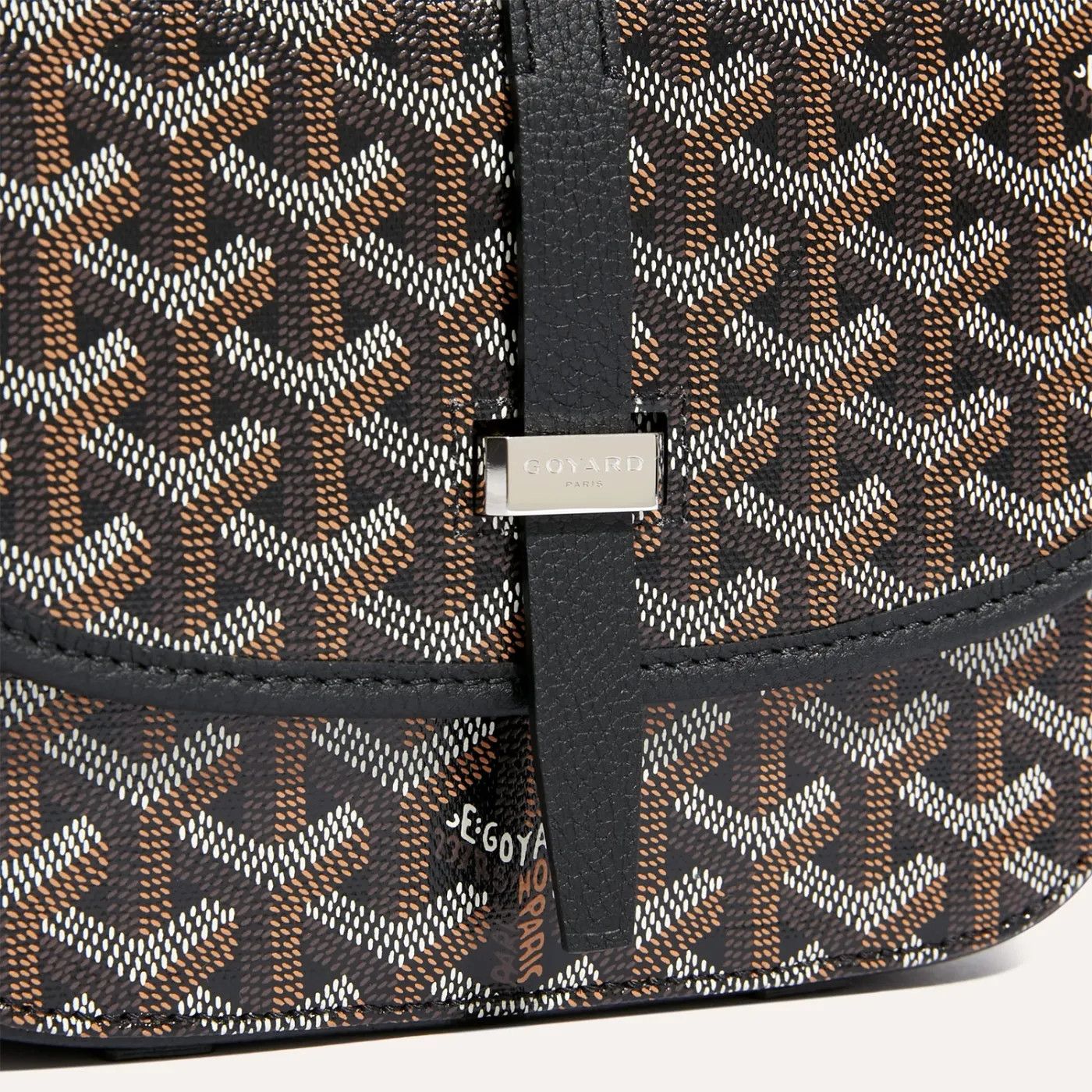 Goyard GOYARD BAG CROSSBODY MONOGRAM LEATHER SAINT LOGO