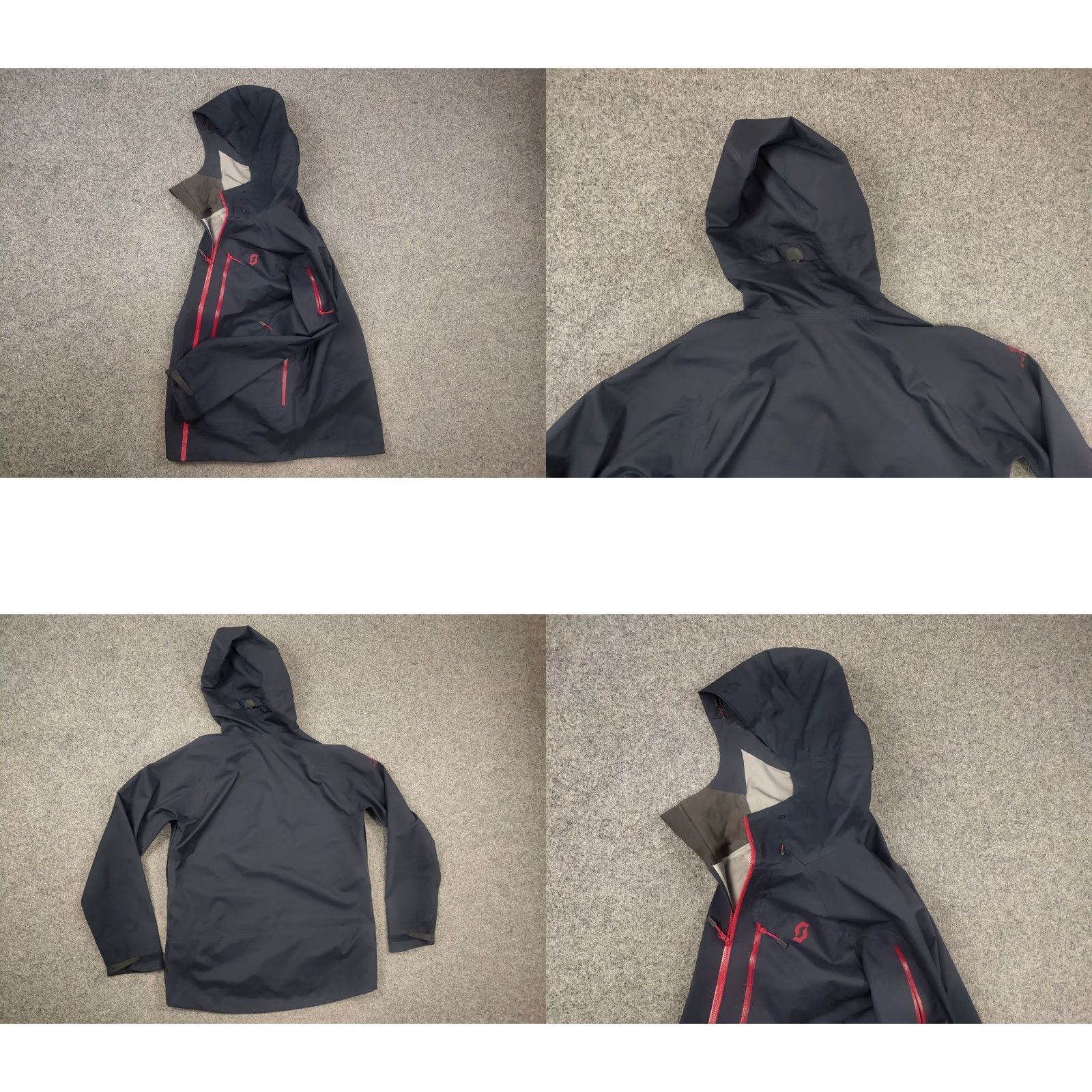 Vintage SCOTT Explorair 3L Jacket Mens XL Blue Windbreaker Hooded Pockets Softshell Membrane Outdoor Camp Hiking 3L Size US XL / EU 56 / 4 - 8 Thumbnail