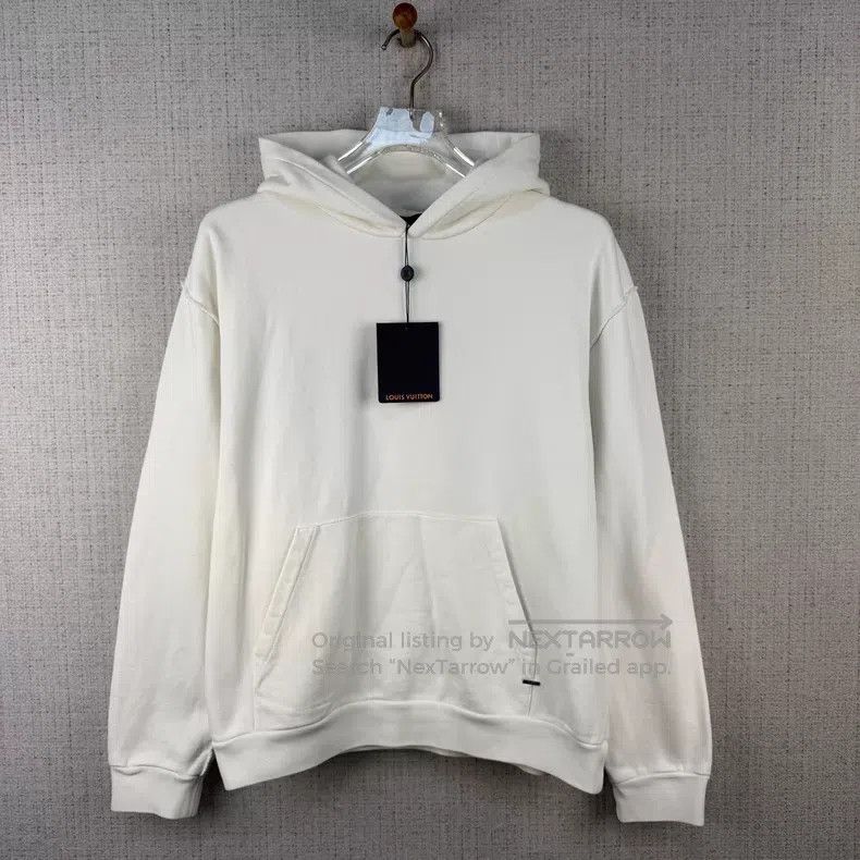 Louis Vuitton Louis Vuitton Solid Back Instruction Hooded Sweatshirt Size US L / EU 52-54 / 3 - 1 Thumbnail