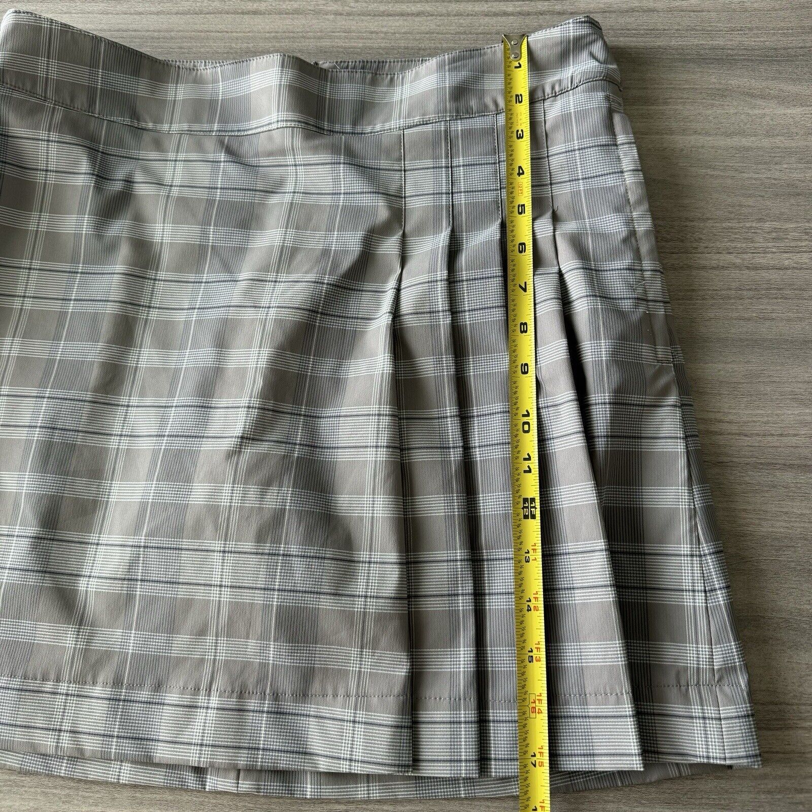 Nike Nike Golf Dri-FIT Plaid Pleated Skort Sz 10 Athletic Stretch Size 32" / US 10 / IT 46 - 9 Thumbnail