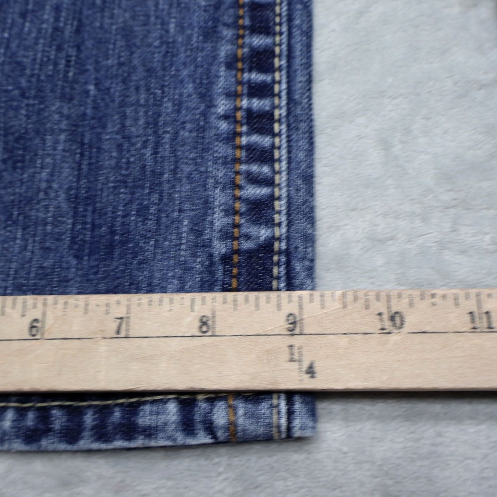Ariat Ariat Jeans Mens 32x33 Blue Medium Wash Straight Leg Flame-Resistant 5-Pocket Denim M5 Regular Fit Mens Size US 32 / EU 48 - 4 Thumbnail