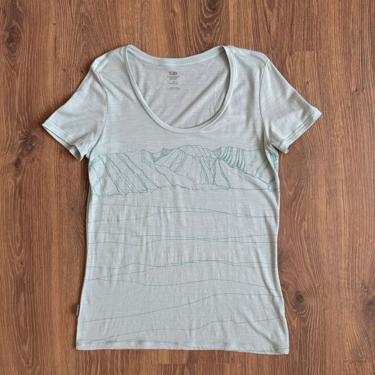 Icebreaker Icebreaker Wool T Shirt Women’s M Blue Size M / US 6-8 / IT 42-44 - 1 Thumbnail