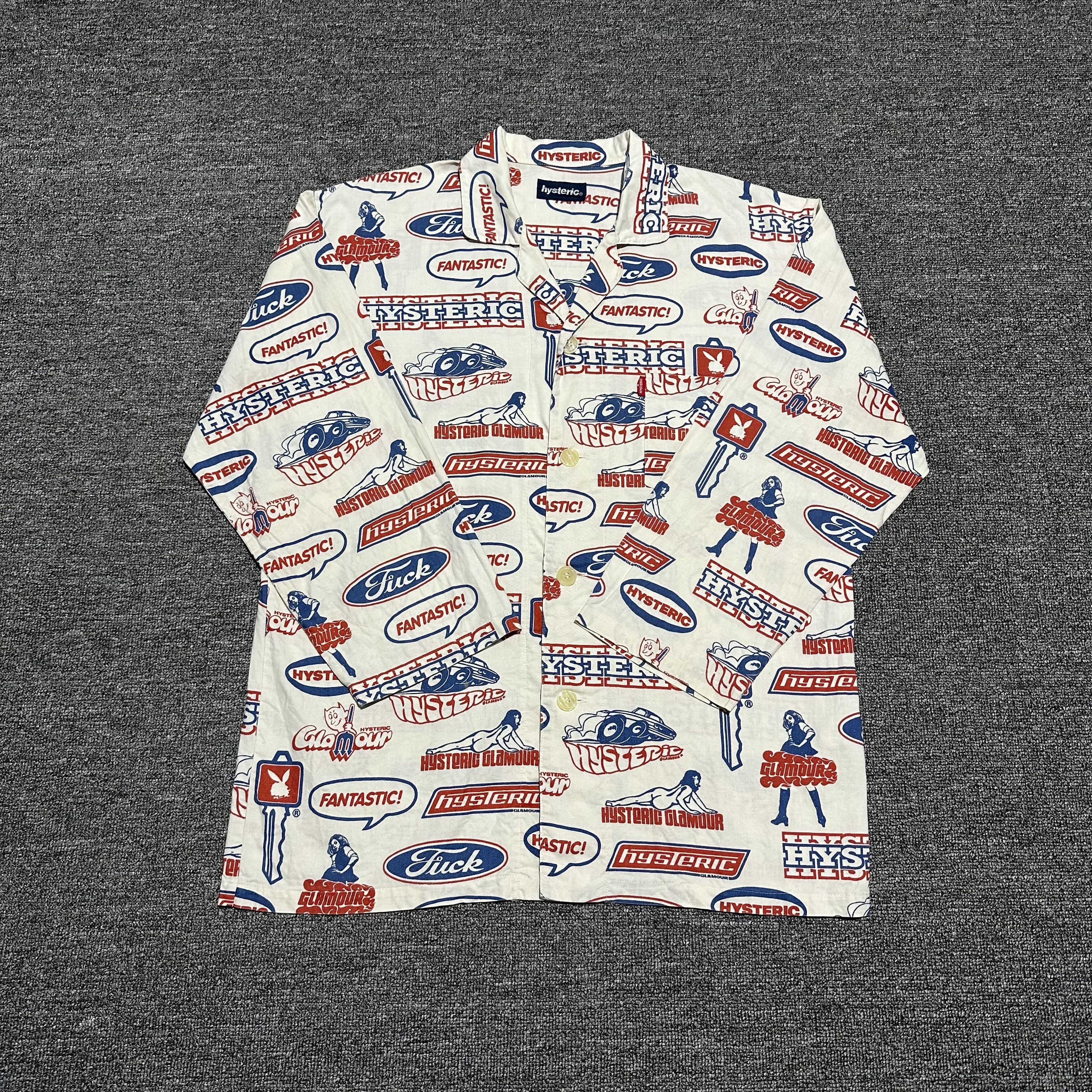 Hysteric Glamour Hysteric Glamour Button Ups Shirts Size US L / EU 52-54 / 3 - 1 Thumbnail