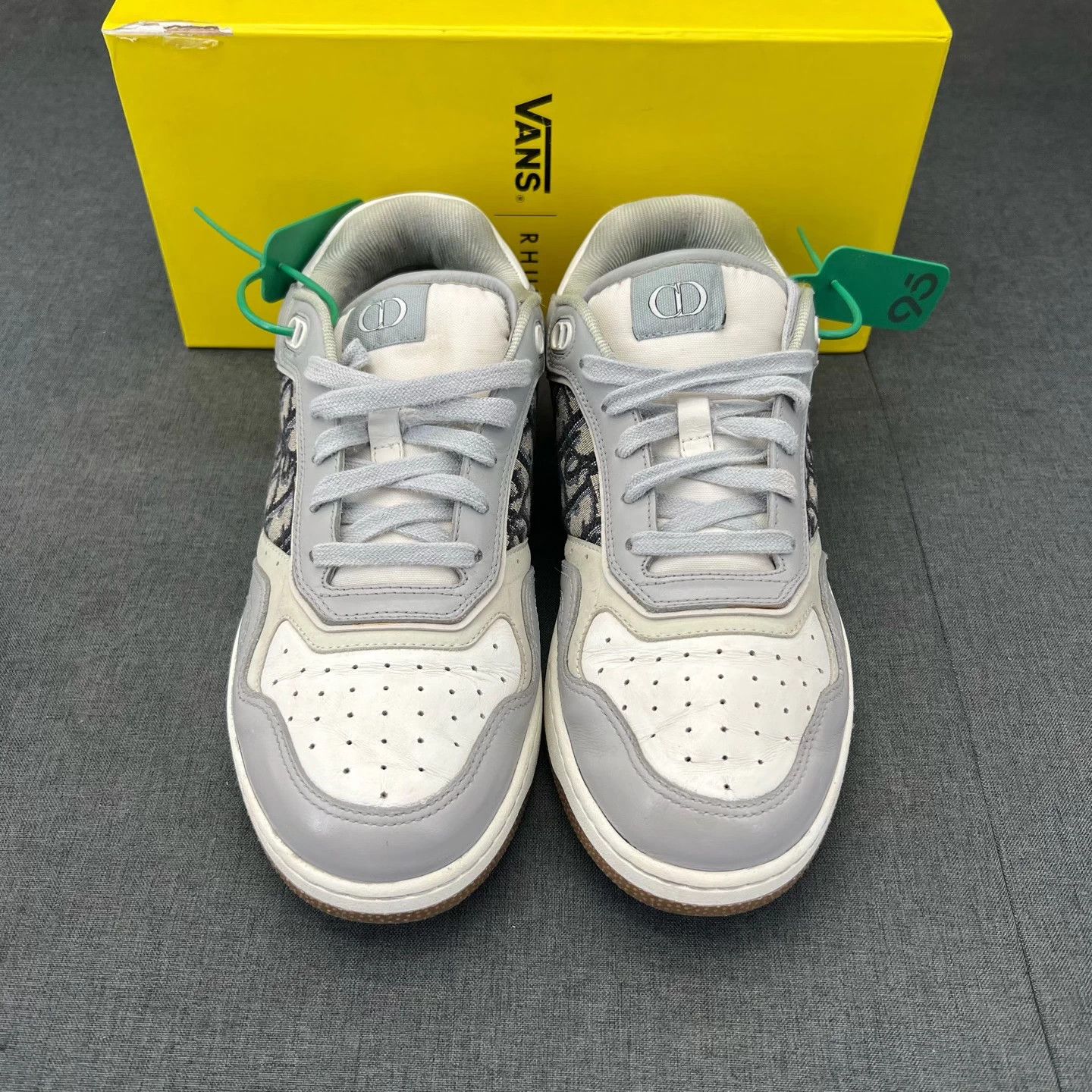 Dior Dior B27 White/Gray Sneakers Size 42 New Boxed Size US 9 / EU 42 - 6 Thumbnail