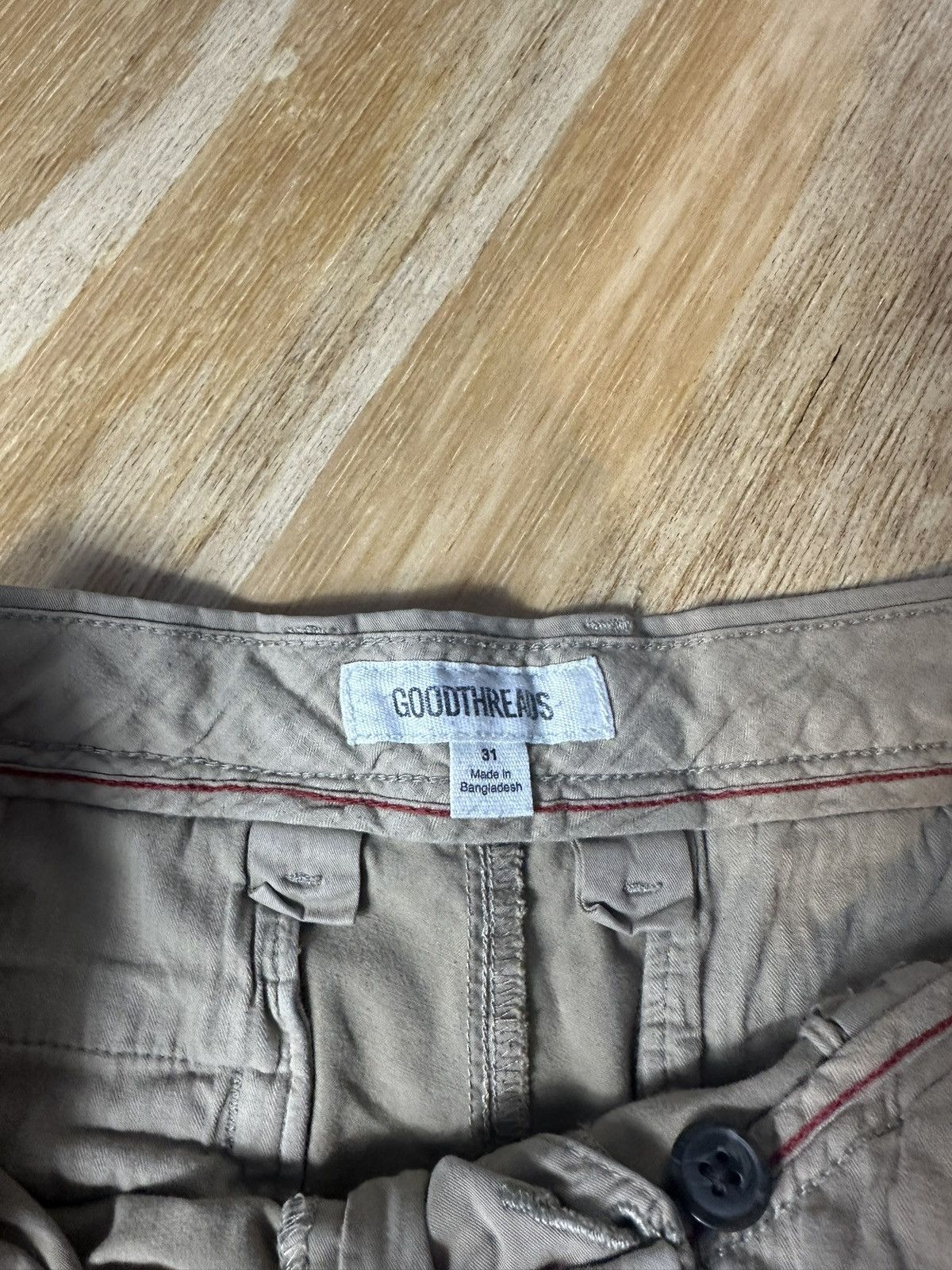 Other Classic Khaki Shorts Mens Tan Casual Size 31 Classic Fit Size US 31 - 3 Thumbnail
