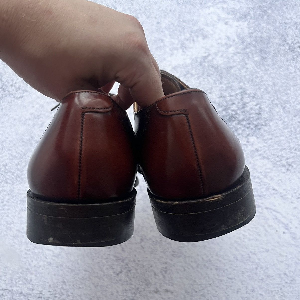 Barker × Handmade Barker England Handmade Brown Oxford leather US10 Size US 10 / EU 43 - 5 Thumbnail