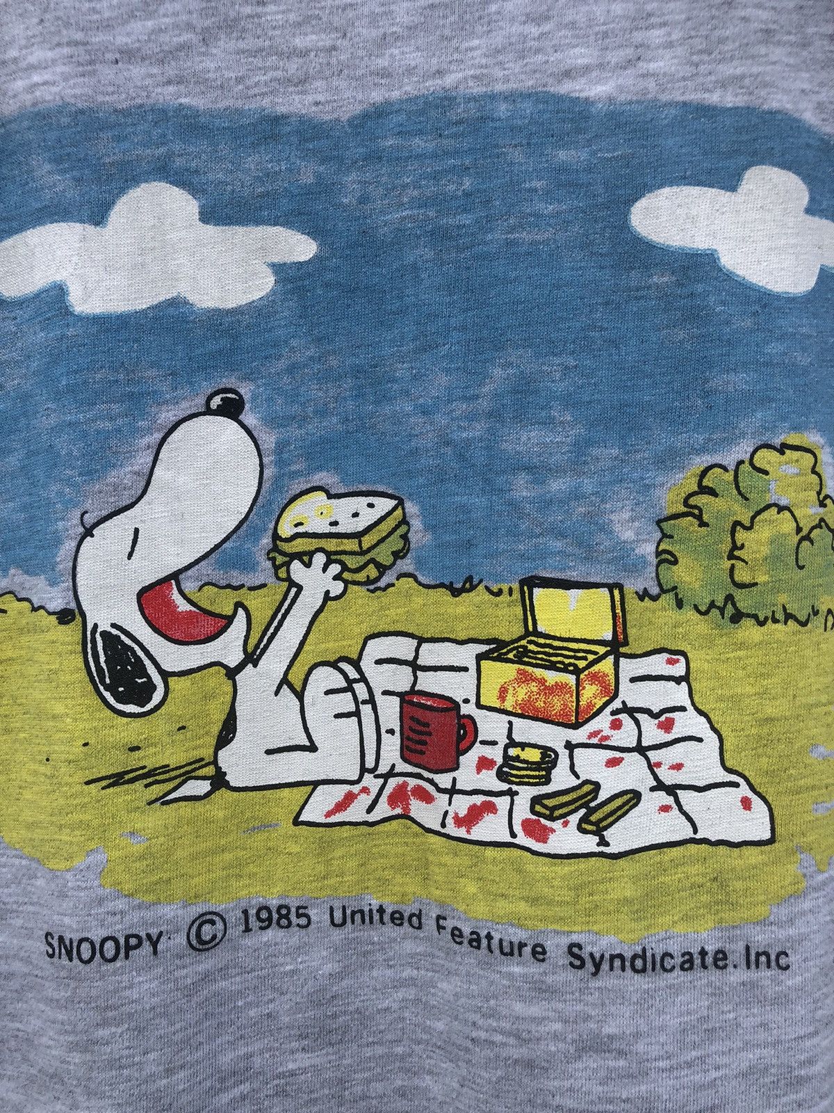 Cartoon Network × Nickelodeon × Vintage Vintage Snoopy 1985 Tshirts Size US L / EU 52-54 / 3 - 6 Thumbnail