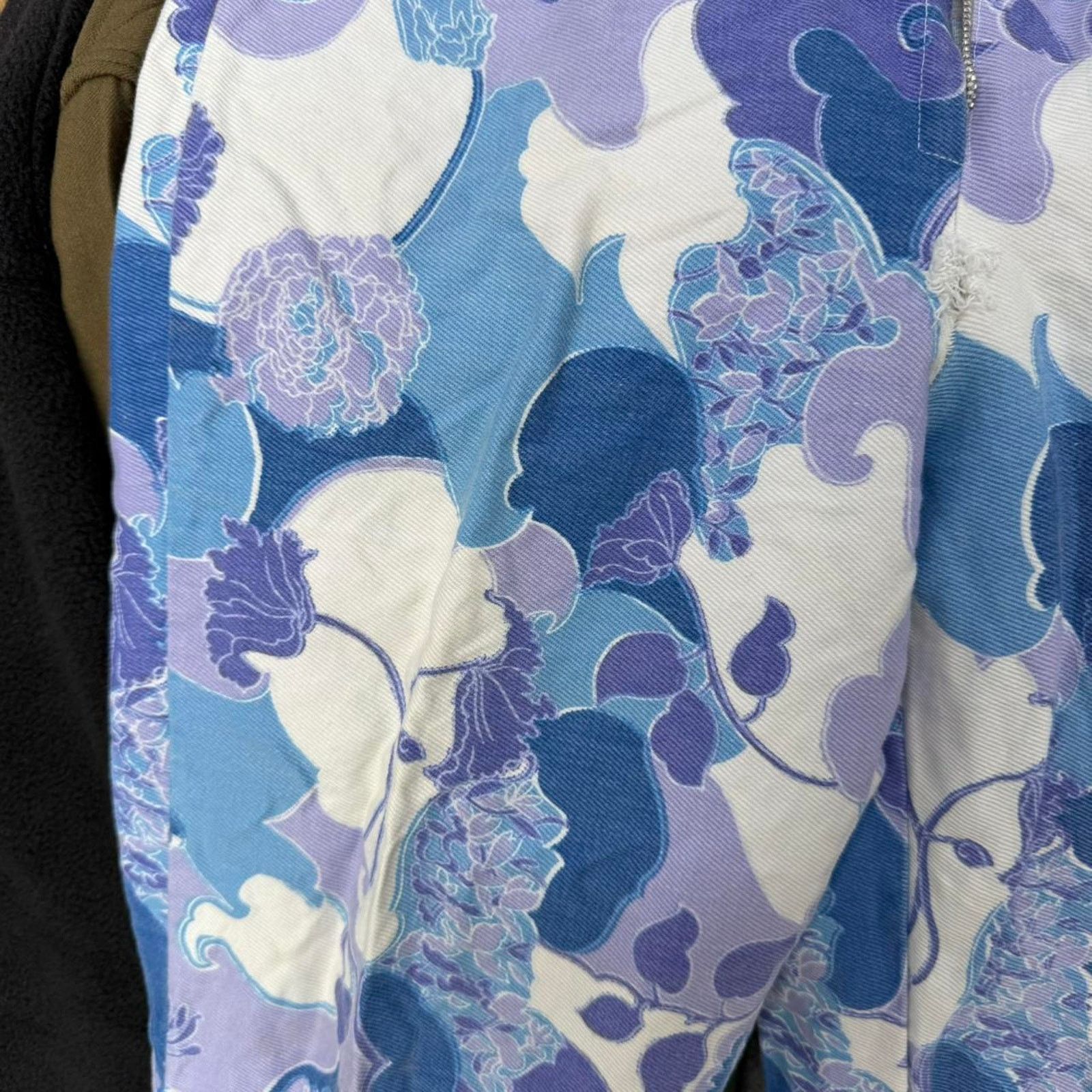 Other Vintage 70s or 80s Women's Floral Belle Bottom Pants Size 26" / US 2 / IT 38 - 5 Thumbnail
