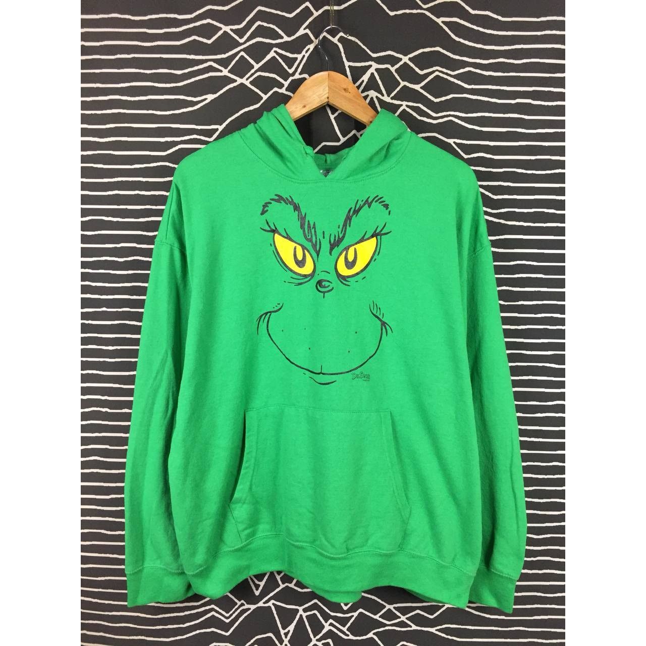Cartoon Network × Vintage Dr Seuss The Grinch Animated Cartoon Movie Pullover Hoodie Size US XXL / EU 58 / 5 - 1 Thumbnail