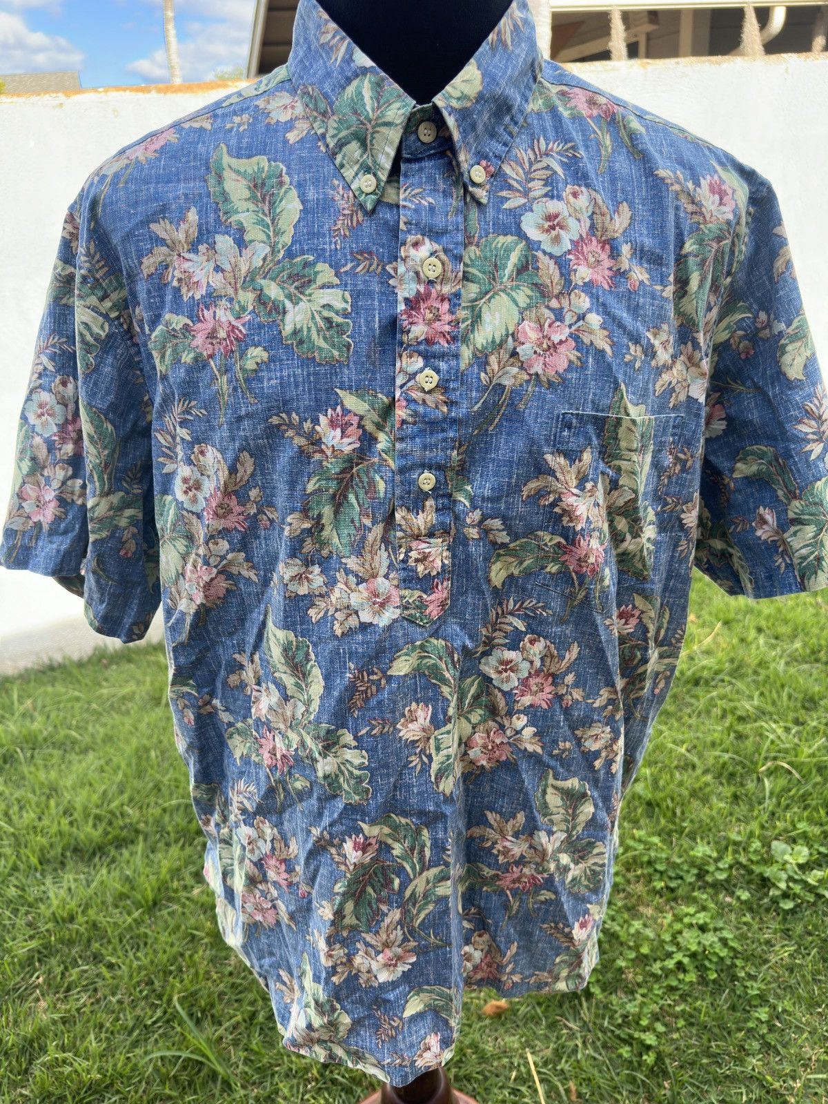 Reyn Spooner PreOwned Reyn Spooner Multicolored 3/4 Button Men's XL Size US XL / EU 56 / 4 - 1 Thumbnail