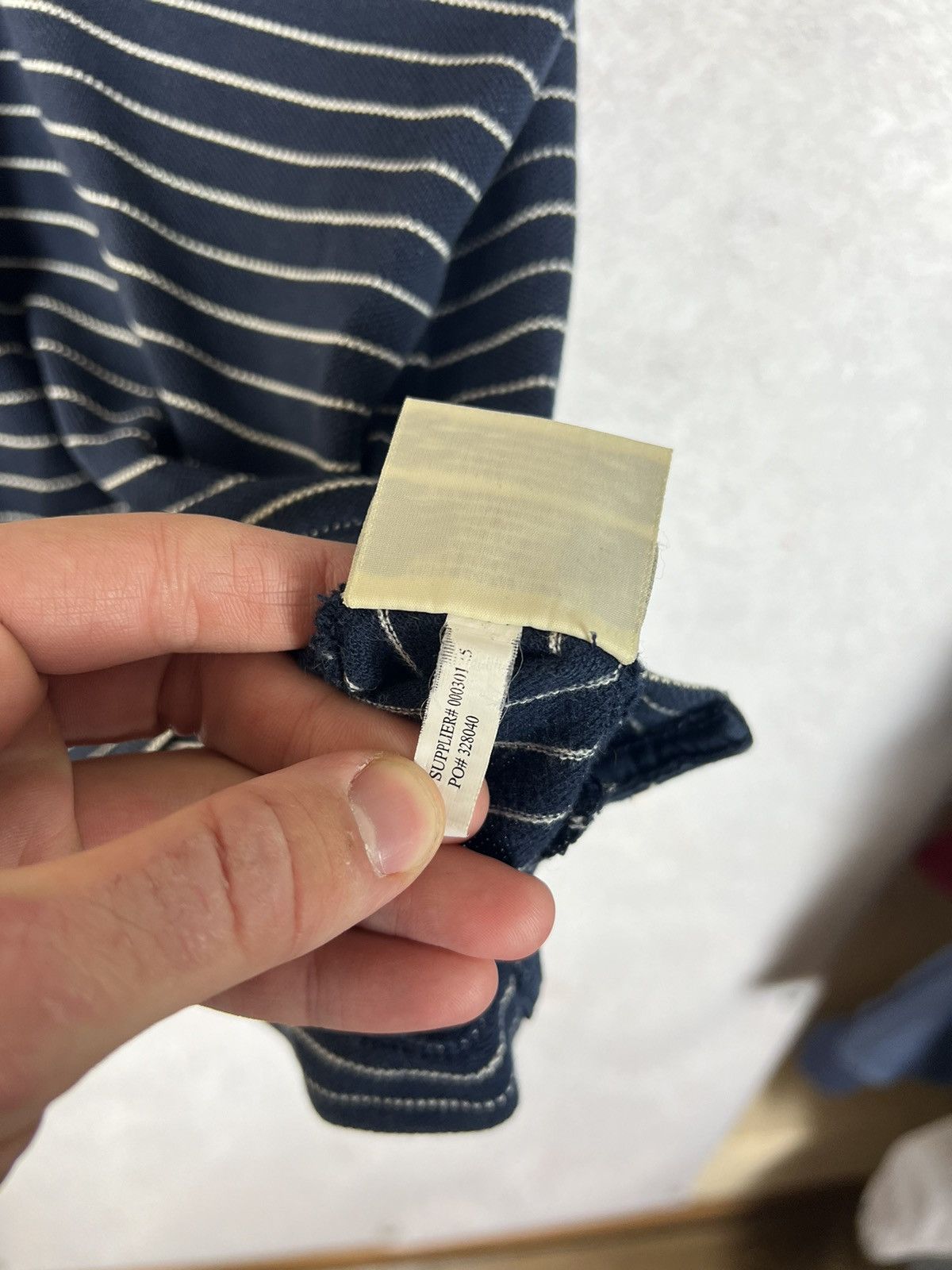 Polo Ralph Lauren Vintage Denim and Supply Ralph Lauren Striped Polo Shirt Size US L / EU 52-54 / 3 - 5 Thumbnail