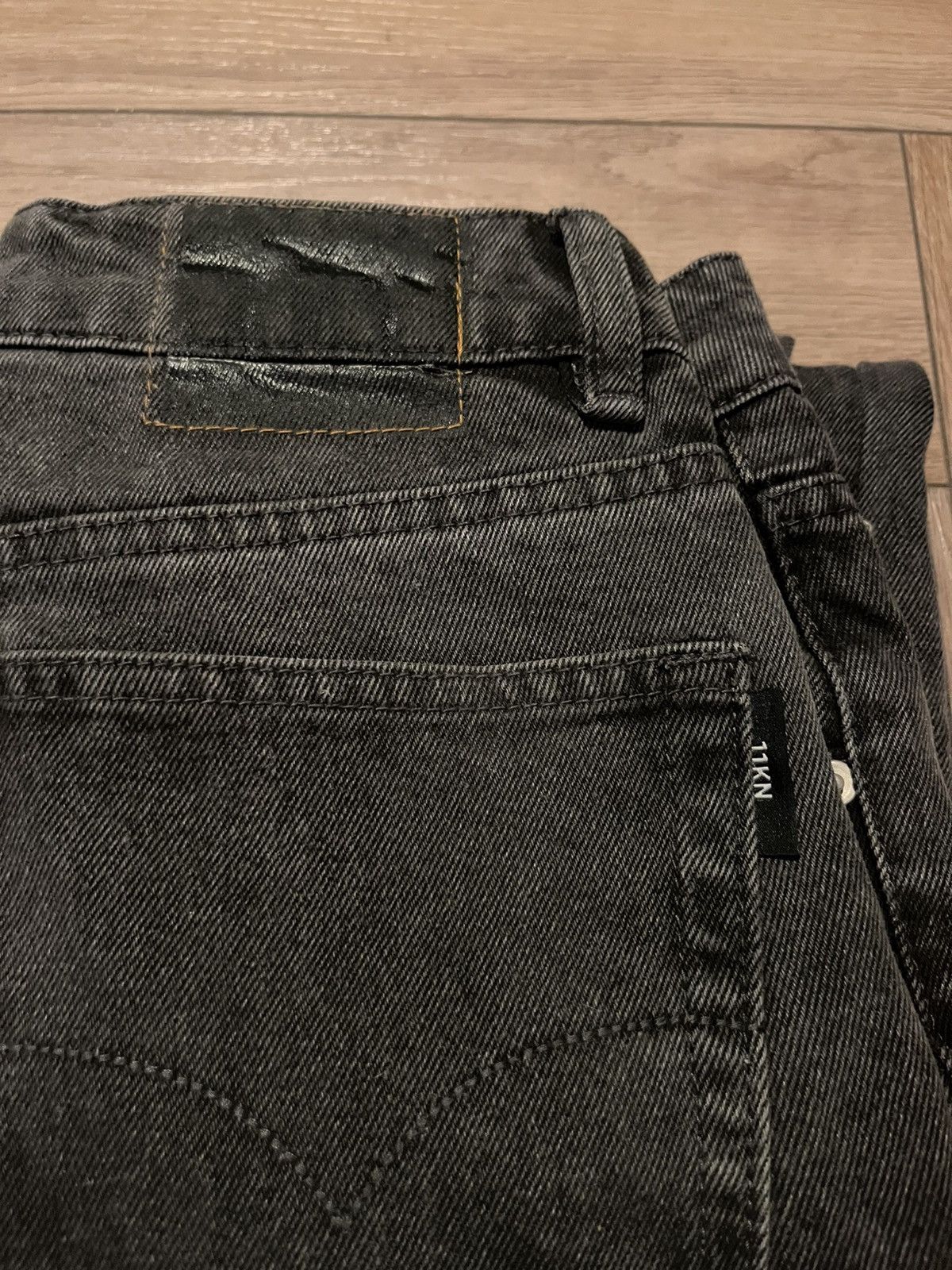 Other 11KN vintage Flared Denim Jeans – Black Size US 29 - 7 Thumbnail