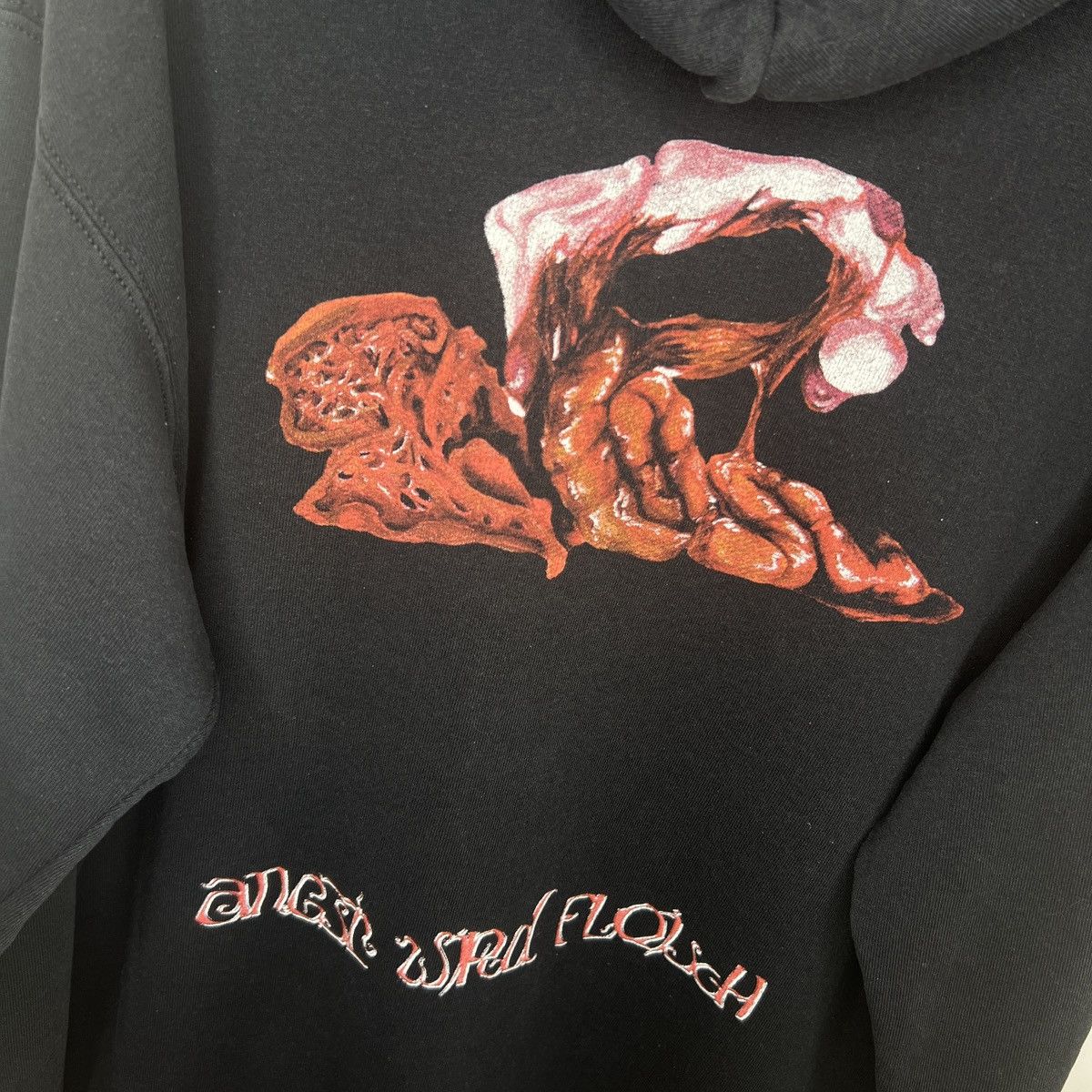 Band Tees Vintage Eisregen Hoodie Heavy Cotton Krebs macht frei Y2K Size US XL / EU 56 / 4 - 8 Thumbnail