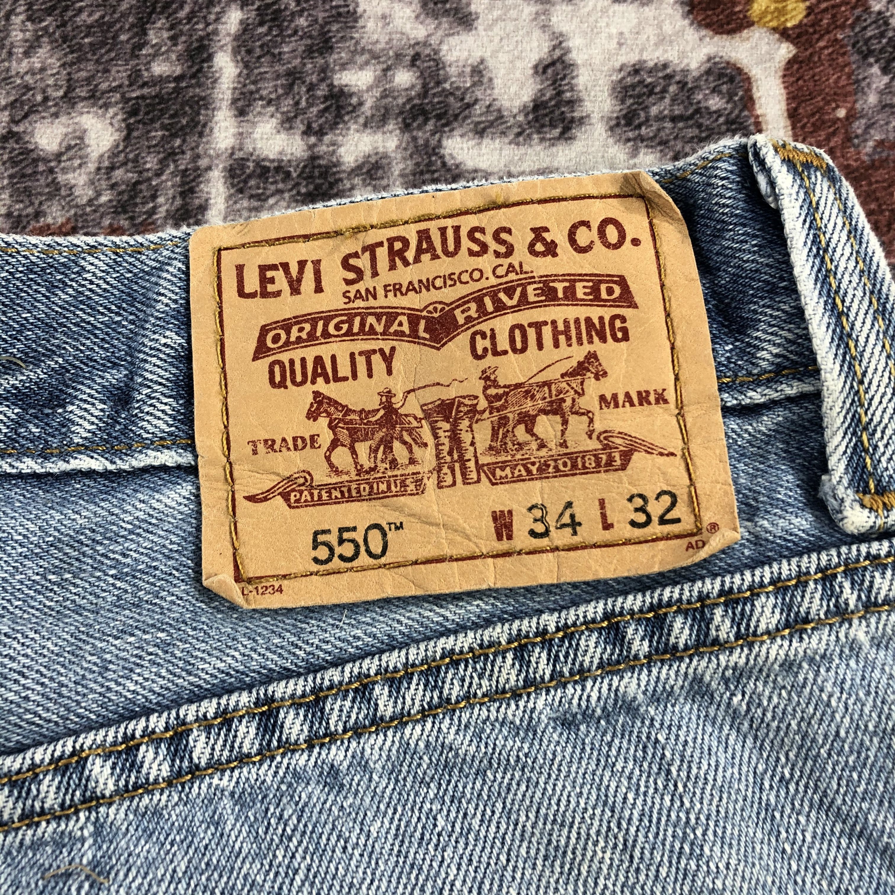 Levi's × Vintage Vintage Blue Wash Levis 550 Jeans-JM2666 Size US 34 / EU 50 - 6 Thumbnail