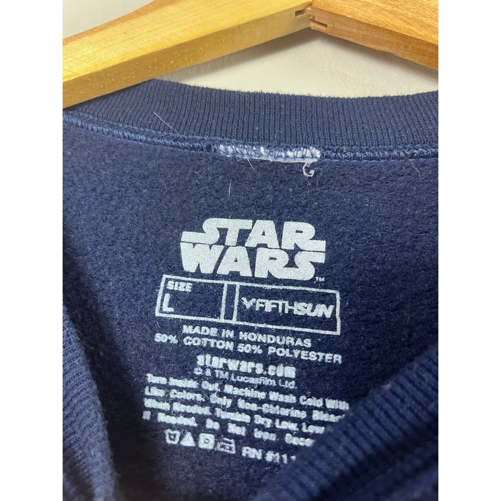 Star Wars Women's Blue Star Wars Sweater L Size L / US 10 / IT 46 - 2 Thumbnail