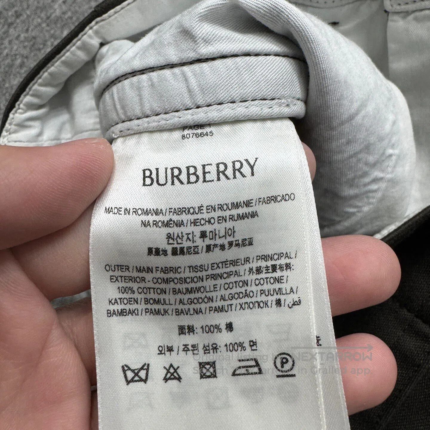Burberry BURBERRY Dark brown casual pants| Size US 30 / EU 46 - 4 Thumbnail