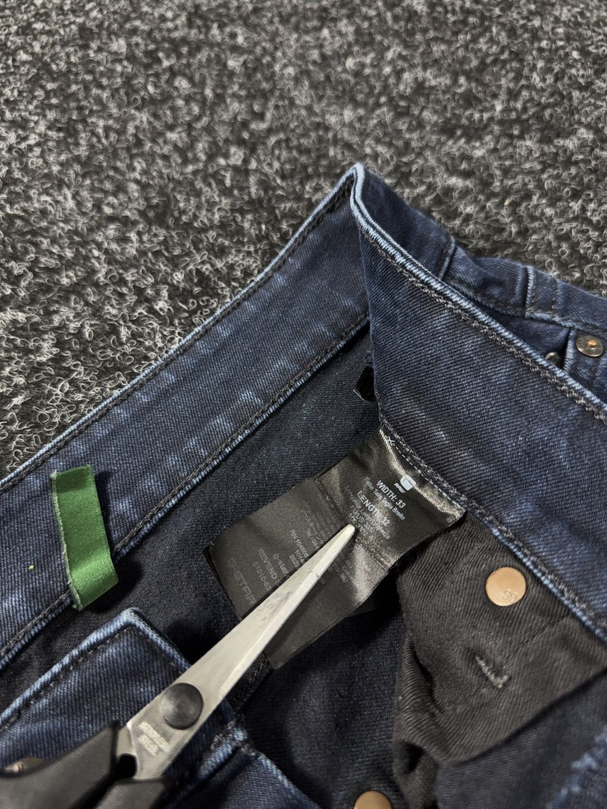 G-Star 00s G-Star RAW Revend Skinny Washed Punk Rock Denim Jeans Size US 33 - 10 Thumbnail