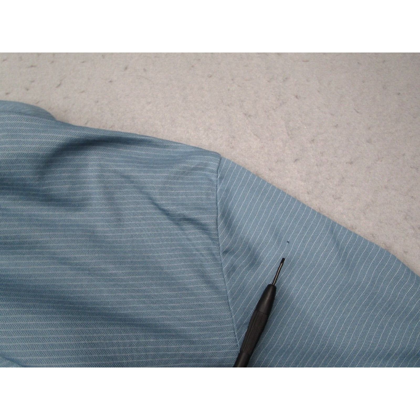TravisMathew TRAVIS MATHEW Shirt Mens 2XL XXL Blue Polo Golf Performance Logo Short Sleeve Striped Cotton Blend Nike Size US XXL / EU 58 / 5 - 5 Thumbnail