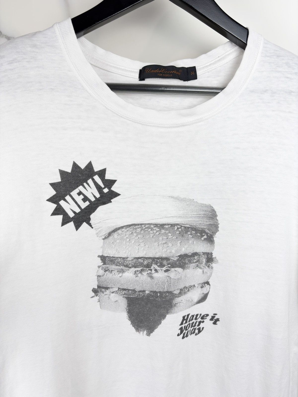 Undercover AW03 Undercover Paper Doll Bush Bin Laden Burger Tshirt Size US M / EU 48-50 / 2 - 3 Thumbnail