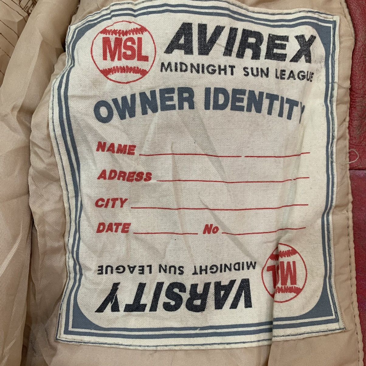 Avirex 🔥Vintage Avirex Sport Leather Varsity Jacket Size US M / EU 48-50 / 2 - 13 Thumbnail